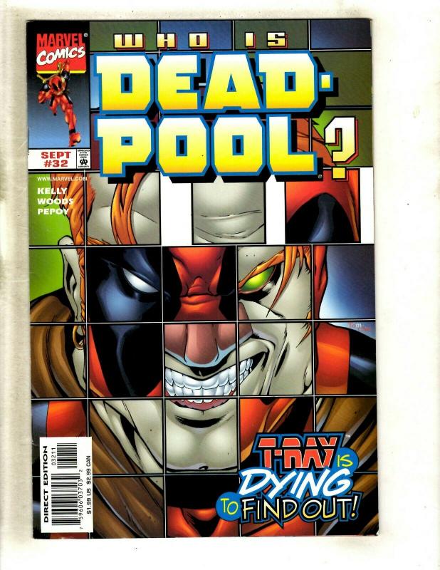 Deadpool # 32 NM- Marvel Comic Book X-Men X-Force Wolverine Cable Domino EK8