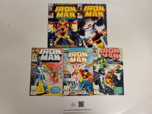 5 Iron Man Marvel Comic Books #242 249 265 266 10 Annual 92 TJ28