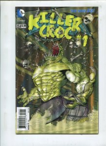 BATMAN & ROBIN: KILLER CROC #1 -BLOOD IN THE WATER! ART BY FRANCIS PORTELA-(9.2)