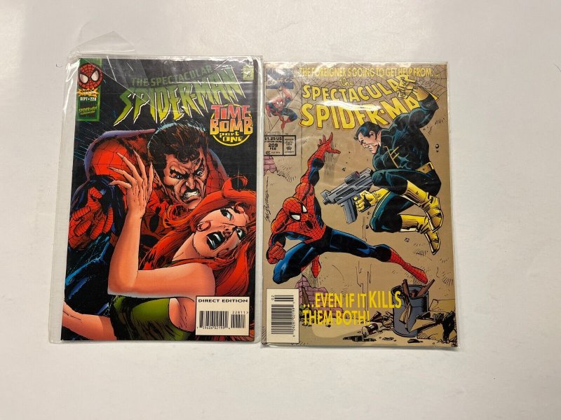 3 Spectacular Spider-Man Marvel Comics Books #200 209 228 65 LP3