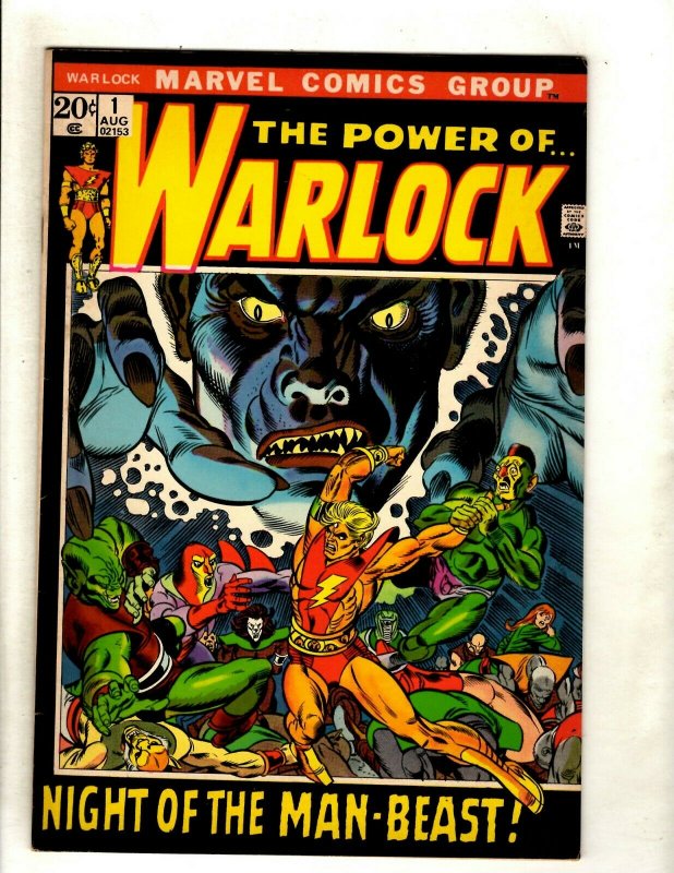 Warlock # 1 VF Comic Book Thor Hulk Avengers GIk Kane Iron Man Power Of RS2