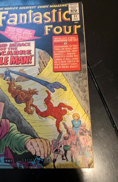 Fantastic Four #31 (1964)the menace of the mole man see description