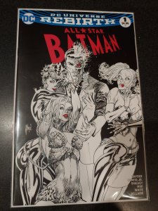 ALL STAR BATMAN #1 COMICXPOSURE GUILLEM MARCH B&W EXCLUSIVE