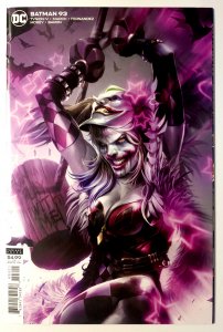 Batman #93 (9.4, 2020) Mattina Variant, 1st battle of Harley Quinn vs Punchline