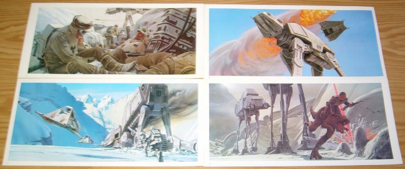 Star Wars: the Empire Strikes Back Portfolio by Ralph McQuarrie (24 plates) 1980