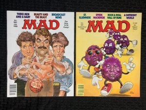 1988 MAD MAGAZINE #280 & 280 FN+/FN- Alfred E Neuman / 3 Men & a Baby LOT of 2