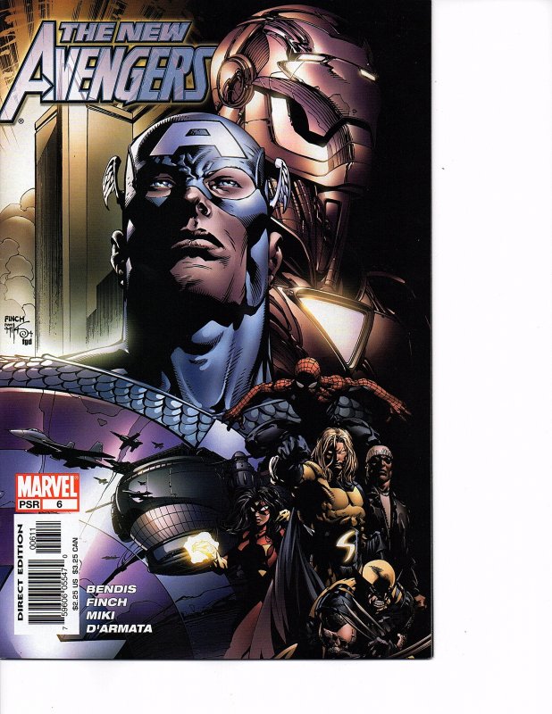 Marvel Comics Avengers #58 (473) & New Avengers #6 Bnedis Finch