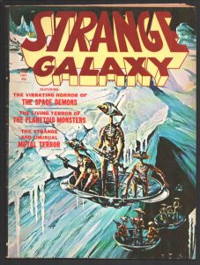 Strange Galaxy #10 1971-Flying saucer cover-Bondage-strangulation-robot terro...