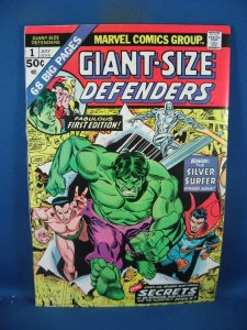 GIANT SIZE DEFENDERS 1 VF NM SILVER SURFER MARVEL 1974