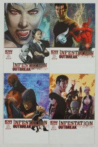 Infestation: Outbreak #1-4 VF/NM complete series All A Variants ; IDW (A)