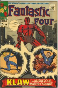 Fantastic Four (Vol. 1) #56 GD ; Marvel | low grade comic Klaw Stan Lee Jack Kir