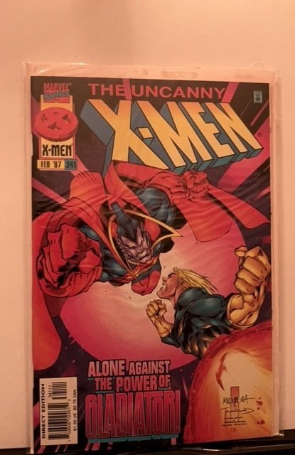 Lot of 2 X-Men #341 & X-Men&Alpha Flight #1 (1985)