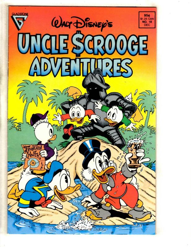 8 Uncle Scrooge Adventures Disney Comic Books # 2 13 14 18 22 25 26 27 J317
