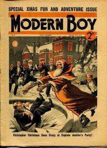 Modern Boy 12/10/1938-U.K. published-dime novel-Christmas cover-VG