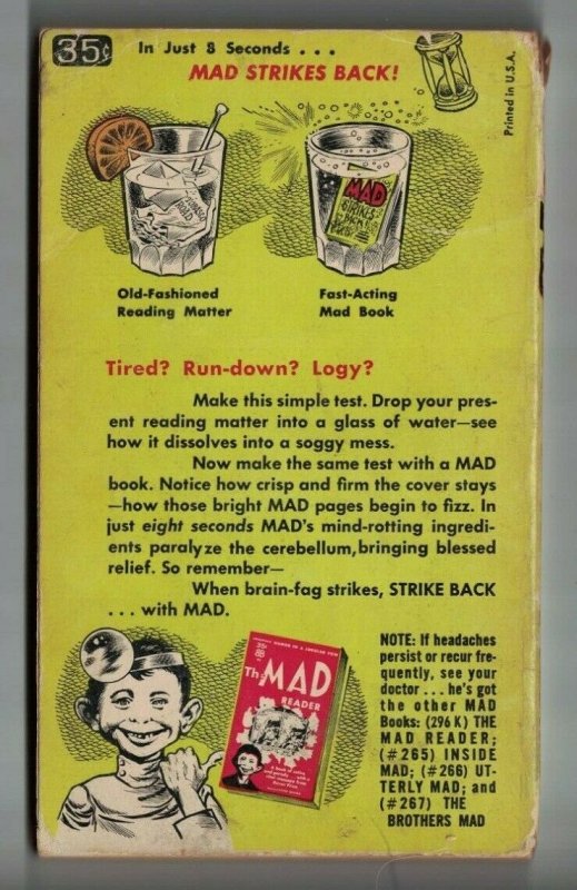 Mad Strikes Back! (11th printing) GD Ballantine Books 1961 magazine -paperback