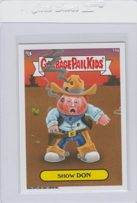 Garbage Pail Kids Show Don 14a GPK 2014 Series 1 trading card sticker