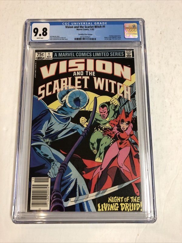 Vision & The Scarlet Witch (1982) # 1 (CGC 9.8 WP) - Canadian Price Variants CPV