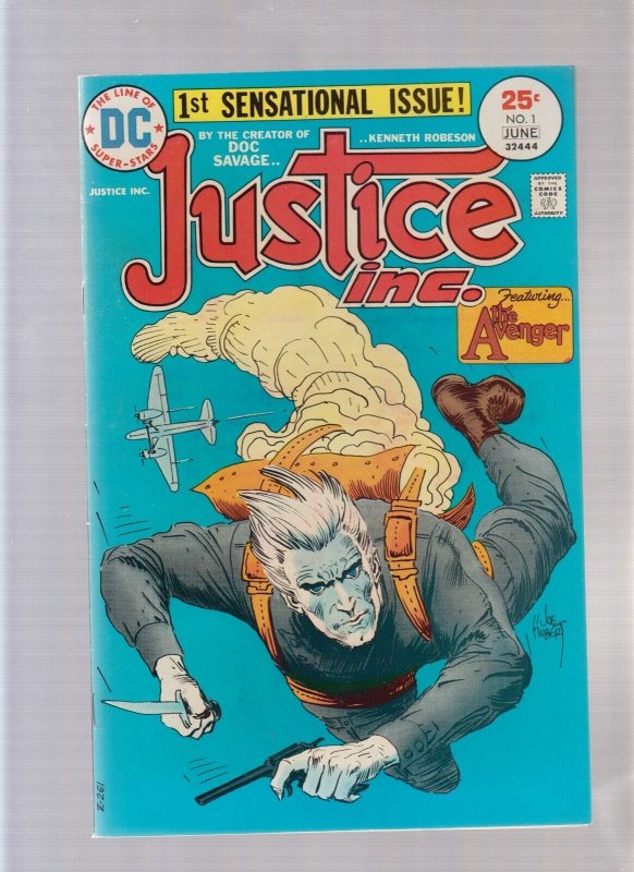 Justice Inc #1 - Joe Kubert Cover Art! (6.0) 1975