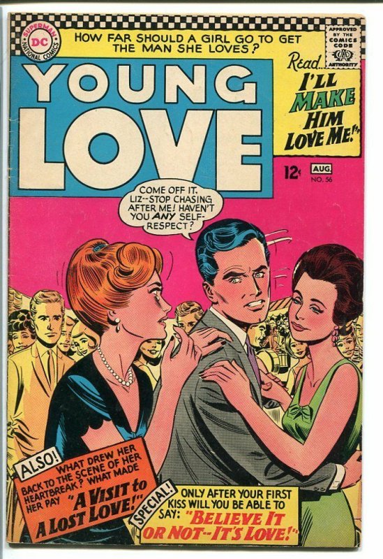 YOUNG LOVE #56-DC ROMANCE-GOOD ISSUE FN