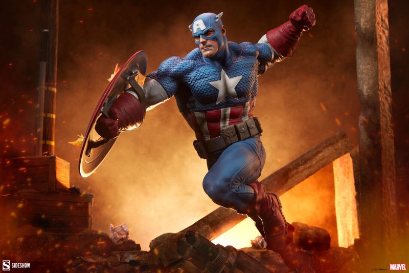 Sideshow Collectibles Captain America Limited Ed Premium Format Statue IN STOCK 