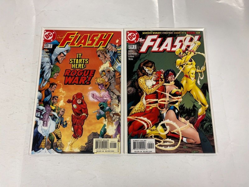 4 The Flash DC Comics books #219 220 221 222 Johns 27 RC36
