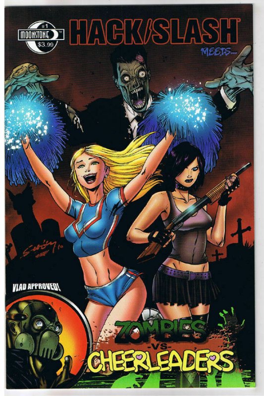 HACK / SLASH meets ZOMBIES vs CHEERLEADERS 1, NM,Tim Seeley,Serial Killer,2011,a