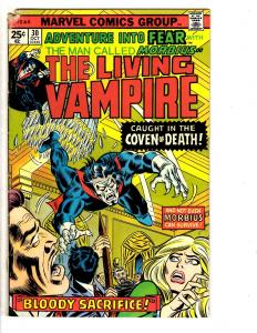 4 Fear Marvel Comic Books # 28 29 30 31 Morbius Doug Moench Bill Mantlo WT8