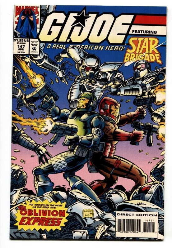 G.I. JOE #147 1994- late issue low print run- Snake Eyes NM- 