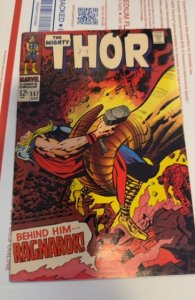 Thor #157 (1968) Ragnarok story line VF cond
