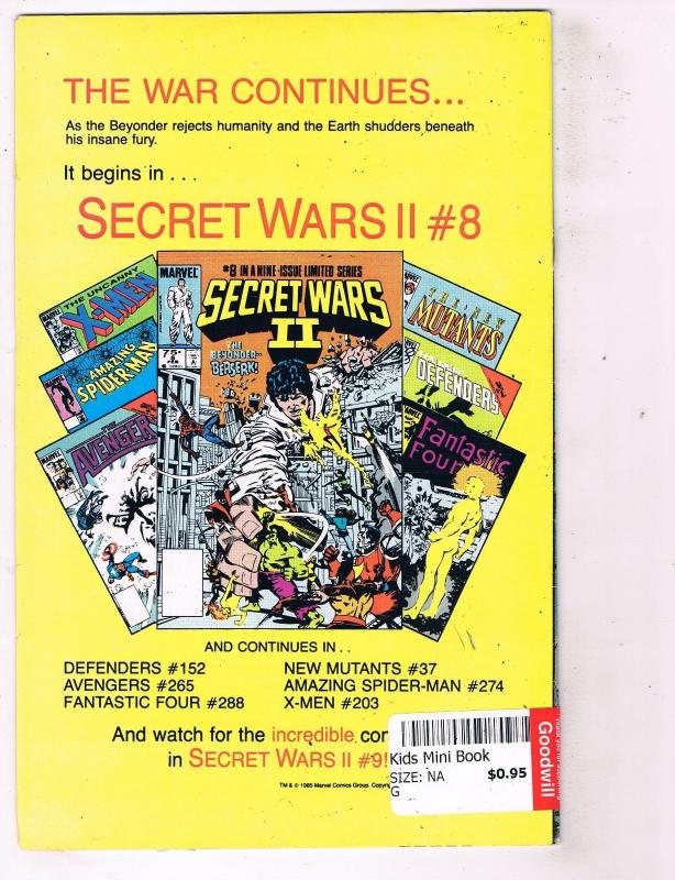 Web Of Spider-Man #11 VF Marvel Comics Comic Book Feb 1986 DE48 