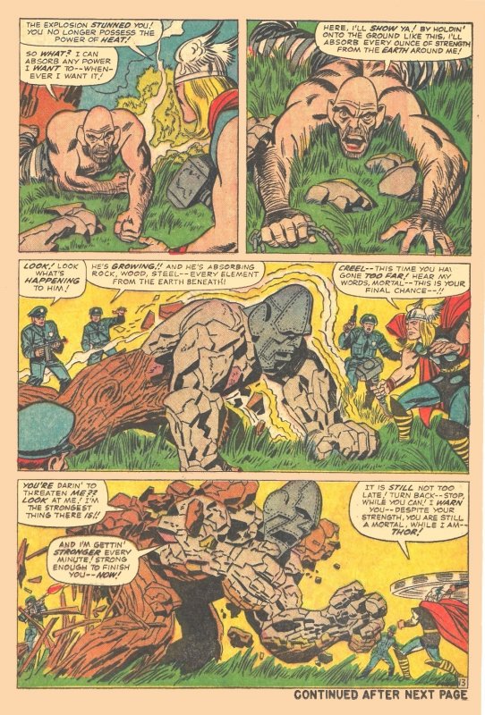 JOURNEY INTO MYSTERY #115 (Apr1965) 4.5 VG+  1ST ABSORBING MAN!  Jack Kirby!