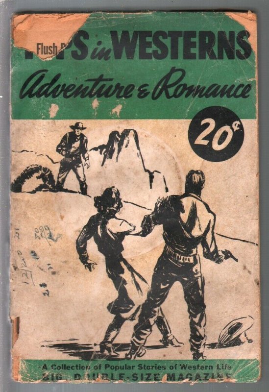 Tops In Western Adventure & Romance 1941-gunfight cover-G-