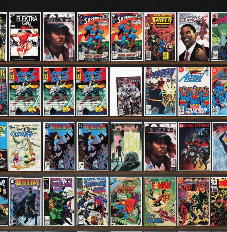 Huge Lot 150+ Comics with Detective Comics, Mickey And Donald & More!