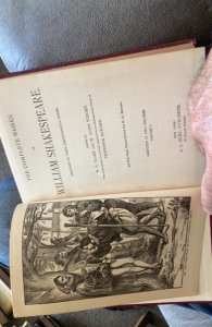 The works of William Shakespeare VOL.1, beautiful spine
