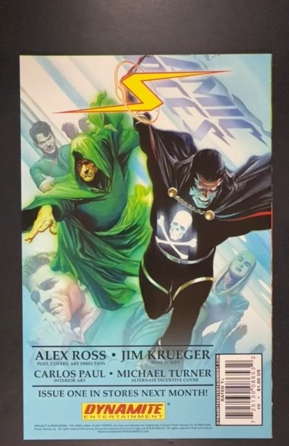 Project Superpowers #0 Alex Ross Connecting Cover - Right Side (2008)