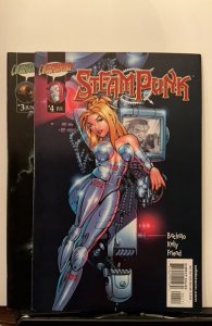 Lot of 2 Steam Punk #3,4 Cliffhanger/Wildstorm 2000