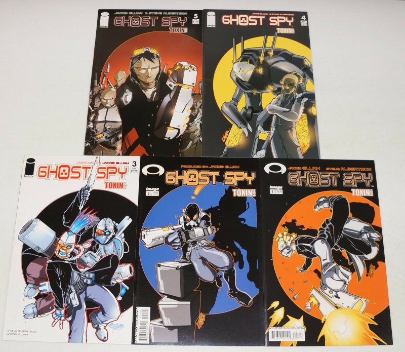 Ghost Spy 1-5 VF/NM complete series bad girl bounty hunter in cyberpunk distopia