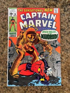 Captain Marvel # 18 VF Comic Book Carol Danvers Avengers Hulk Thor Kree 10 SM14