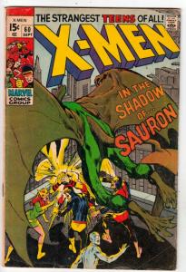 X-Men #60 (Sep-69) FN- Mid-Grade X-Men