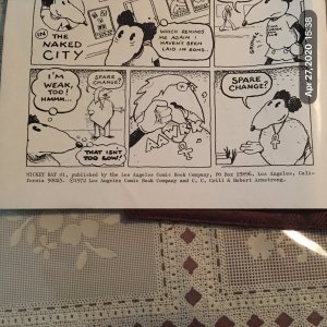 Mickey Rat the potentate of puke