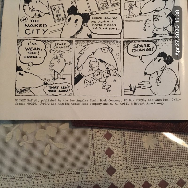 Mickey Rat the potentate of puke