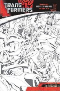 Transformers: Movie Prequel 4-B Standard Sketch Cover VF/NM