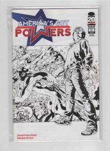America's Got Powers #1 Second Print Cover (2012)
