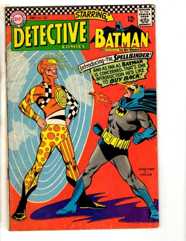 Detective Comics # 358 VG/FN DC Comic Book Feat. Batman Robin Joker Catwoman JG9