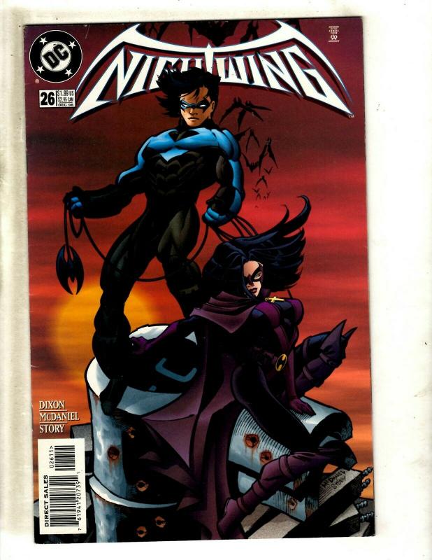 Lot Of 10 DC Comics Nightwing 21 22 23 24 25 26(2) 29 30 31 Batman J343