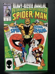 Peter Parker, The Spectacular Spider-Man Annual #7 1st Series (1987 Marvel) Puma 
