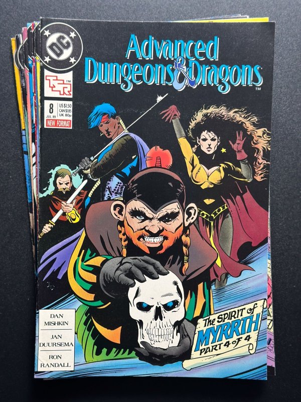 Advanced Dungeons & Dragons [LOT 10 BOOKS](1989)