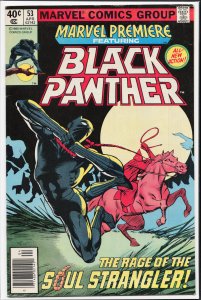Marvel Premiere #53 Newsstand Edition (1980) Black Panther
