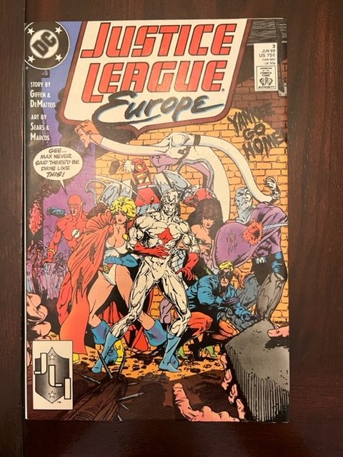 Justice League Europe #3 Direct Edition (1989) - NM