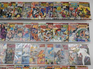 Huge Lot Silver/Bronze Comics W/Hulk, Spider-Man, Batman, Fantastic Four, DD+